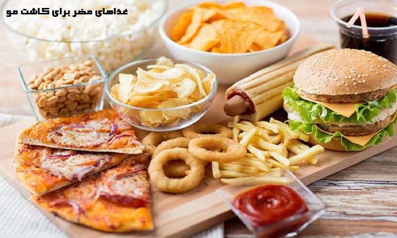 غذاهای مضر برای کاشت مو